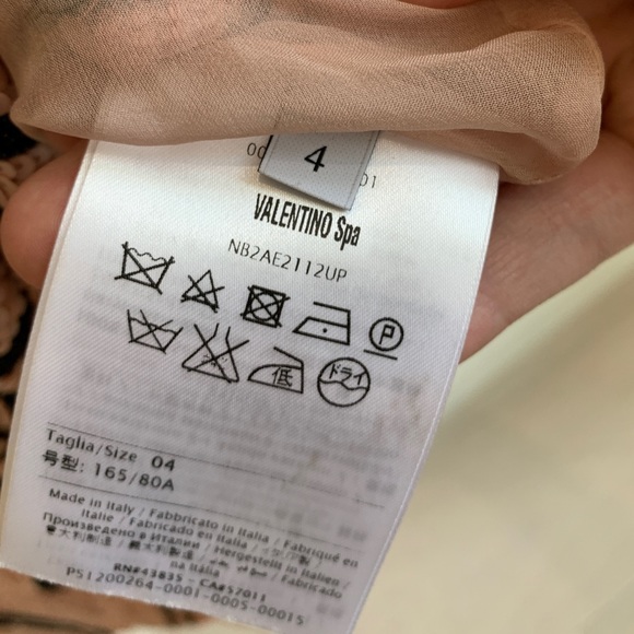 VALENTINO Checkered Sequin Top - Picture 4 of 5